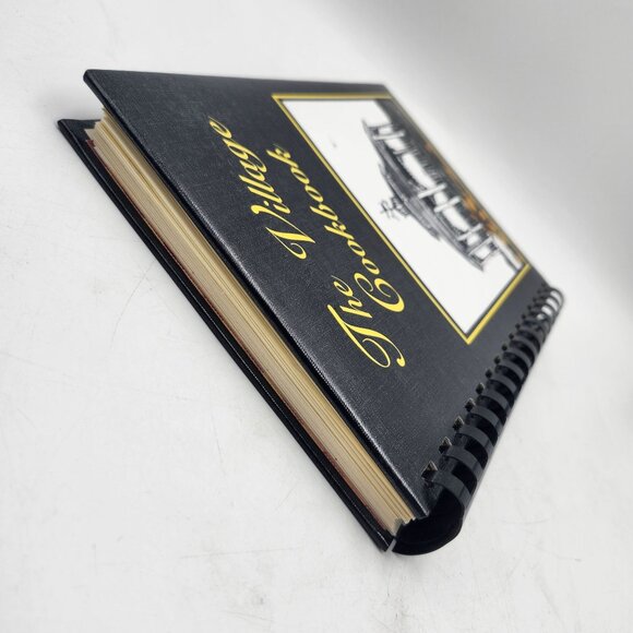 The Village Cookbook Community Recipe Collection Plastic Comb Morris Press - Picture 7 of 7